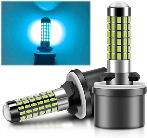 Miniatura 10 de Bombilla LED antiniebla 880 3000K amarillo ámbar 300% súper brillante 1:1 tamaño mini 886 890 892 893 bombilla LED con proyector para luces