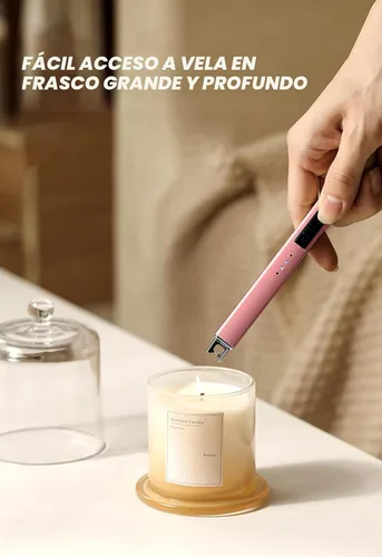 Miniatura 7 de MEIRUBY-Encendedor eléctrico, encendedor de velas recargable USB, encendedor de arco, encendedores para velas, campamento, barbacoa, uso familiar