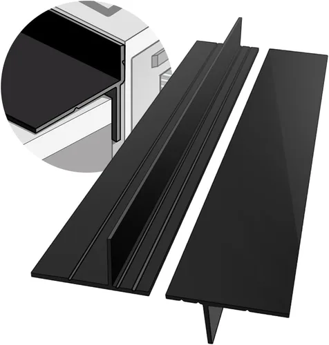 Miniatura 12 de Fundas de silicona para huecos para encimera de cocina, resistentes al calor, no pegajosas, sellos de relleno entre encimera, estufa, horno, Blanco