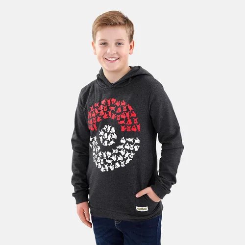 Miniatura 2 de Sudadera Pokémon con capucha para niños con diseño de pokeball Sudaderas con capucha Pikachu Kids