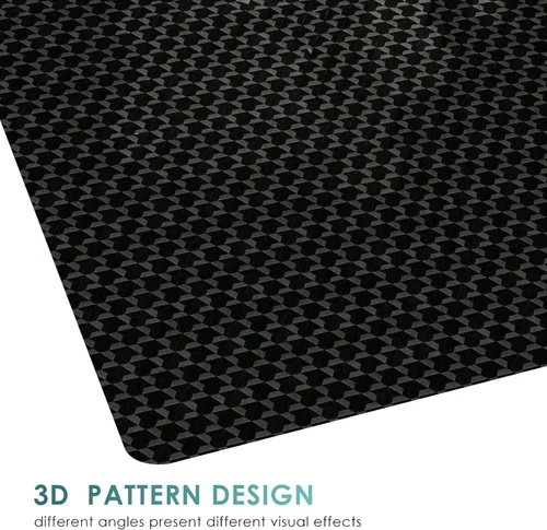 Miniatura 4 de Vicwe Tapete para silla de oficina para suelo de madera dura, 48 x 36 pulgadas, tapete para silla de juegos para madera dura, fácil deslizamiento