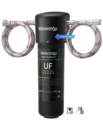 Waterdrop 10UA-UF - Sistema de filtro de agua para debajo del fregadero, 1 año, reduce el plomo, el cloro, el mal sabor y el olor, se conecta