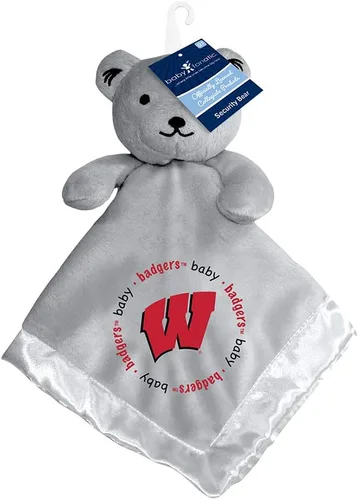 Miniatura 19 de Baby Fanatic Oso de seguridad gris - NCAA - Con licencia oficial Snuggle Buddy