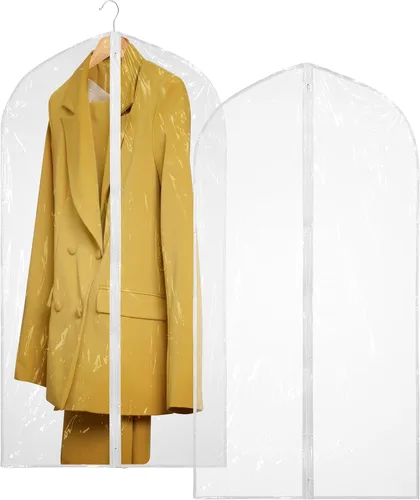 Miniatura 6 de Handy Laundry Bolsa de vinilo transparente para ropa, protege tu ropa mientras viajas y sin polvo mientras cuelgas en tu armario. Ideal