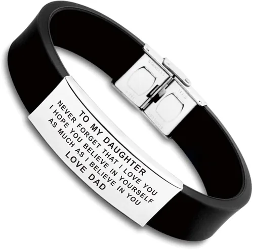 Miniatura 2 de FALOGIJE to OurMy Daughter - Pulsera con citas inspiradoras de amor
