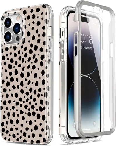 Miniatura 40 de Esdot Funda para iPhone 14 con Protector de Pantalla Integrado, Funda Resistente de Grado Militar con Diseños de Moda para Mujeres y Niñas, Funda