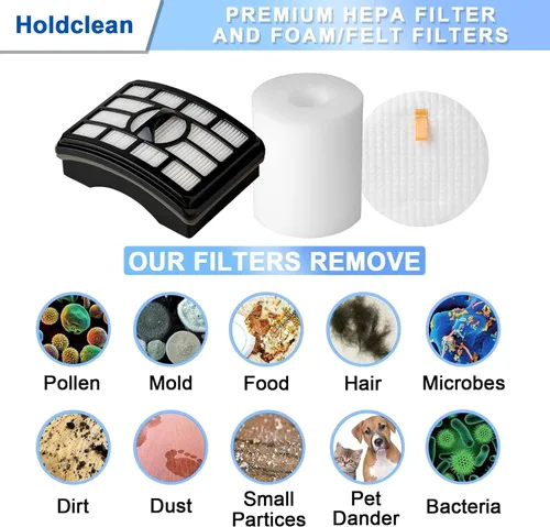 Miniatura 4 de Filtro de vacío NV500 de repuesto para Shark Rotator Pro Lift-Away NV501, NV502, NV503, NV505, NV510, NV520, NV552, UV560, ZU785, Parts Xff500
