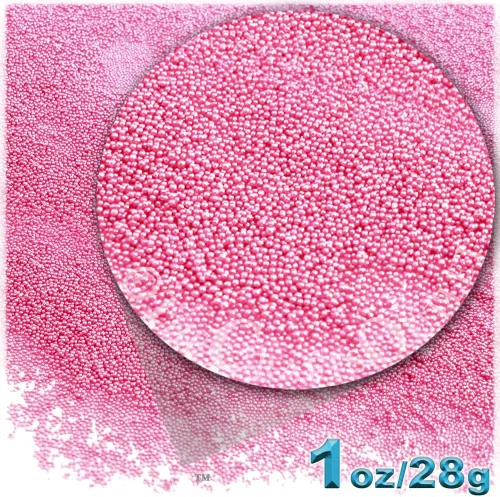Miniatura 5 de The Crafts Outlet 1 oz = 0.99 oz Microperlas de plástico Nohole 0.024 in opaco marfil Peal