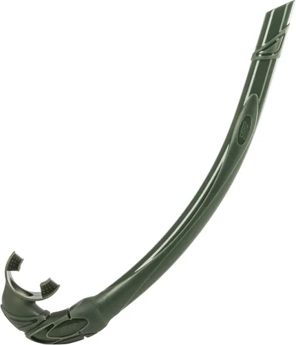 IST Snorkel de apnea plegable flexible de silicona Verde