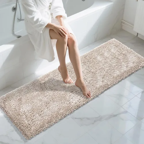 Miniatura 91 de Yimobra - Alfombra grande para baño antideslizante de 36x24 pulgadas, extra gruesa y suave, absorbente de felpilla, alfombras de baño lavables a