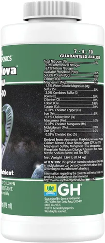 Miniatura 4 de General Hydroponics GH1621 FloraNova - Fertilizante para Crecimiento de 1 Pint