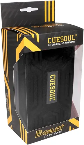 Miniatura 7 de CUESOUL BEAST Dart Case Big Darts Carrying Storage for Steel Tip/Soft Tip darts and Accessories-Black Negro-para 6