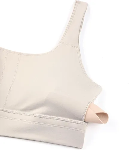 Miniatura 14 de CRZ YOGA Butterluxe - Brasier deportivo con espalda en U para mujer, cuello redondo, acolchado, de bajo impacto, para yoga, entrenamiento