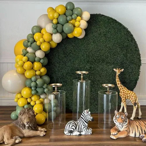 Miniatura 4 de Globos de color naranja quemado, 73 unidades de 5/10/12/18 pulgadas, globos de fiesta de baby shower, decoración de feliz cumpleaños, globos
