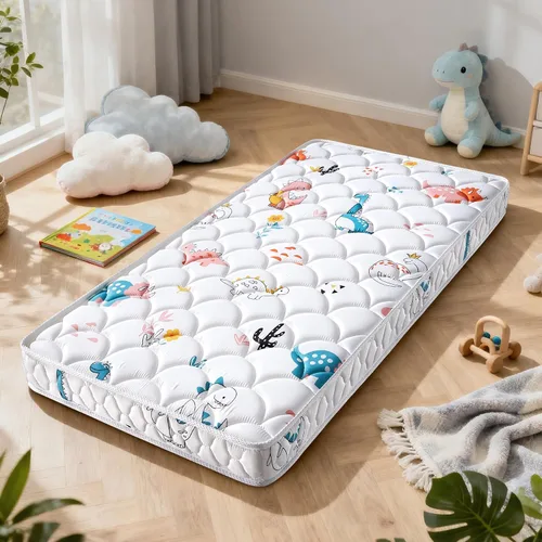 Miniatura 2 de Letmxiu Colchón para cuna de 5 pulgadas y colchón para niños pequeños, de doble cara y firme, hipoalergénico, se adapta a cuna estándar y cama