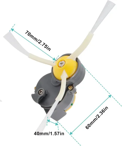 Miniatura 6 de Módulo de motor de cepillo lateral para Roomba 500/600/700/800/900 i3 i7 e5 e6 e7 530 560 570 620 650 694 780 900 860 870 880 890 960 980 Series