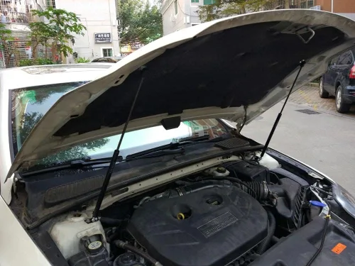 Miniatura 2 de Soportes de elevación para Ford Fusion 2013-2020 Capó delantero Modificar fibra de carbono con carga de gas, amortiguadores de choque con resorte