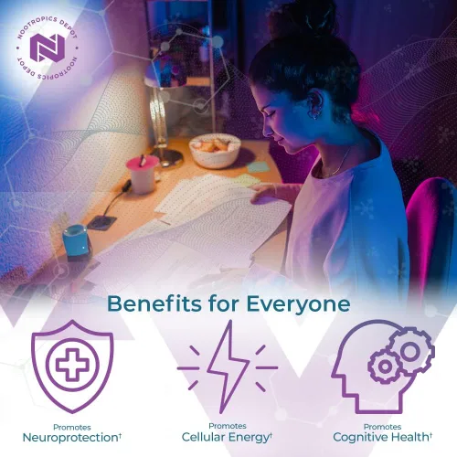 Miniatura 7 de Nootropics Depot Cápsulas de ribósido de nicotinamida 300 mg Precursor de NAD+ 30 unidades Promueve los niveles de NAD+ Energía celular