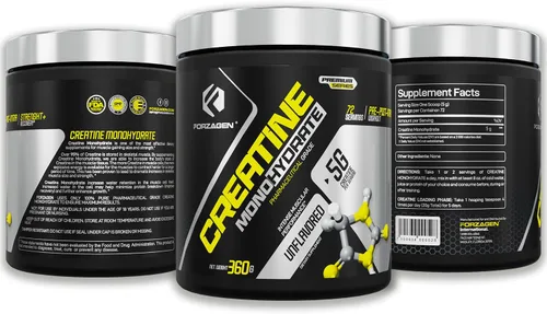 Miniatura 6 de Forzagen Monohidrato de creatina en polvo sin sabor, creatina micronizada en polvo para ganancia muscular para hombres y mujeres, creatina