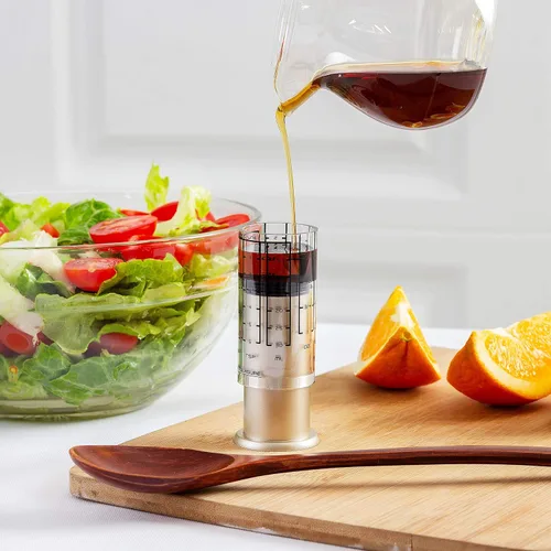 Miniatura 4 de KitchenArt Professional Series 2 Cup Adjust-A-Cup, Champagne Satin, Adjustable, 1/8 to 2-Cup Satén