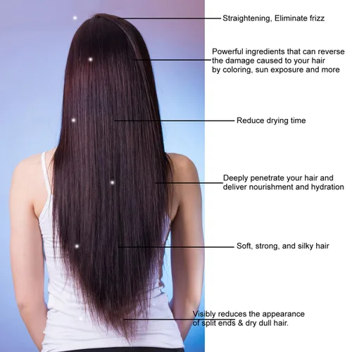Miniatura 3 de Keratin Research Aceite de queratina Forte extra fuerte para cabello rizado, mejorado con aceite de argán marroquí y aminoácidos, alisa y suaviza al