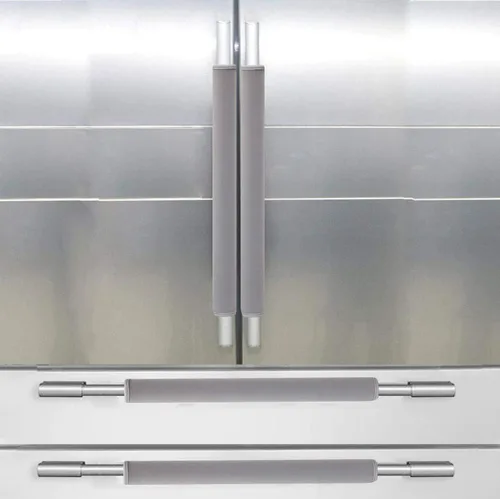 Miniatura 12 de Fundas para manijas de refrigerador, juego de fundas para manijas de electrodomésticos de cocina, horno microondas, nevera o lavavajillas, protector