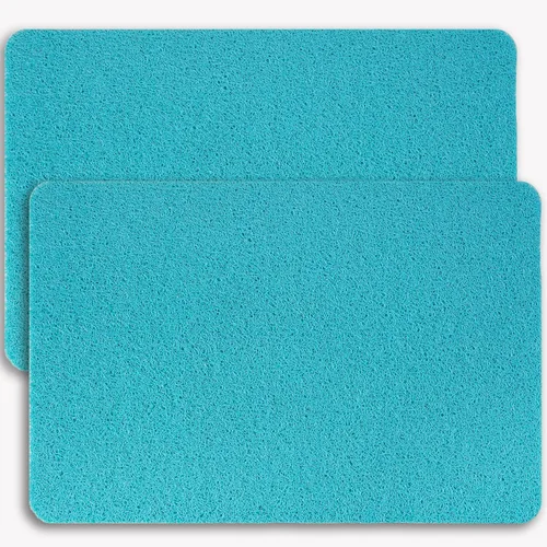 Miniatura 54 de Hargiis - Tapete antideslizante de secado rápido para bañera, piso, baño, ducha, cocina, hogar, hotel (color blanco, 24 x 24 pulgadas)