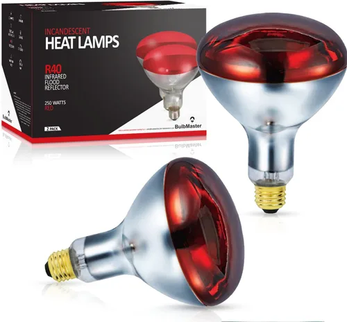 Miniatura 5 de 250 vatios R40 bombillas rojas de lámpara de calor infrarrojos reflector de inundación reflector incandescente para servicio de alimentos, bombilla