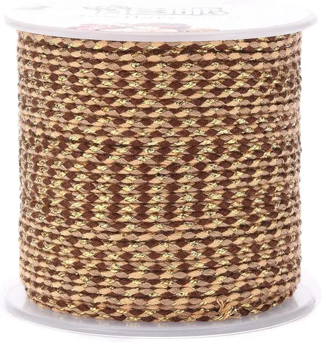 Miniatura 8 de Beadthoven - Cuerda de algodón de macramé de 21.8 yardas (0.067 in), cuerda de algodón torcido colorido para manualidades, tejer, colgar en la Morado