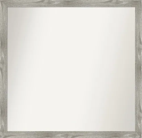 Miniatura 235 de Amanti Art Espejo personalizado, espejo de baño gris plomo a rayas, espejo de pared o espejo de tocador de baño sobre el fregadero