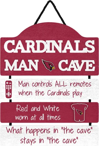 NFL Team Logo Mancave Man Cave Hanging Wall Sign