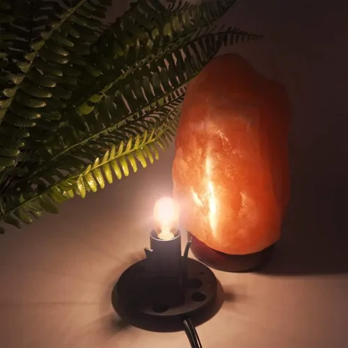 Miniatura 6 de Cable de lámpara de sal del Himalaya, bombillas halógenas regulables de 25 W, base E12, perfecto para lámparas de sal del Himalaya, luces nocturnas
