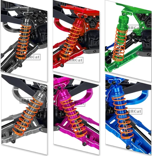 Miniatura 6 de Piezas de actualización de amortiguadores RC para camión RC 1/10 Senton 4X4 Granite 4X4 Vorteks 4X4 Bigrock 4X4 Typhon 4X4 RC, 4 piezas de aluminio