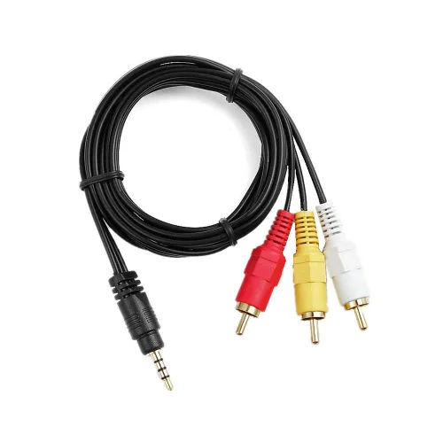 Miniatura 5 de MaxLLTo Cable de 0.138 in a RCA AV Out A/V TV Cable para Ematic 7" 9" 10" 11" 12" 14" Reproductores de DVD portátiles que tienen un conector