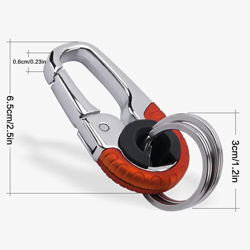 Miniatura 5 de Llavero creativo de acero inoxidable, llavero de acero inoxidable interior de automóvil 2023, llavero de coche para hombre, llavero de coche para 2