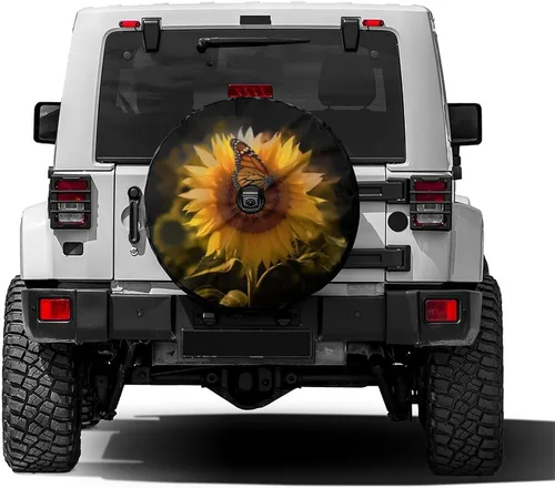 Miniatura 16 de Cubierta de neumático de repuesto con estampado de caballo 3D, impermeable y a prueba de polvo, para remolque, RV, SUV y muchos vehículos de 14