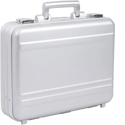 Miniatura 2 de Maletín grande de aluminio 18.1X13.8X6.1 Pulgadas con cerradura de combinación TSA, maletín de metal, caja de herramientas, caja de efectivo