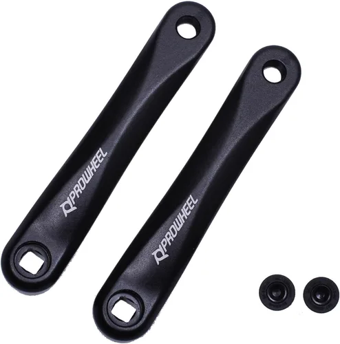 PROWHEEL Ebike - Brazo de manivela disponible en agujero cuadrado, 5.512 in, 5.984 in, 6.299 in, 6.496 in, 6.693 in, 6.890 in, brazo negro para