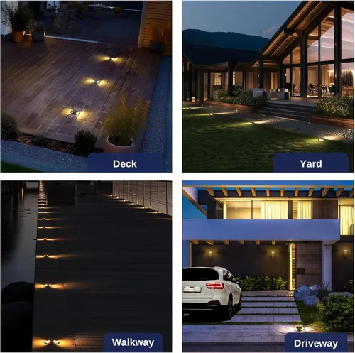 Miniatura 5 de Gardenreet - Luz de pozo en tierra - Latón 12V IP65 Iluminación de paisaje al aire libre, luz de torreta de bajo voltaje LED en grado, bronce