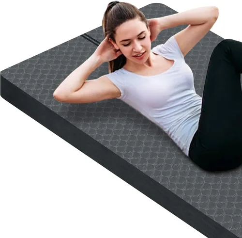 nuveti Tapete Grande para Ejercicios - Tapete de Yoga de 15mm/20mm/30mm de Grosor | Tapete de Ejercicios para Fitness, Yoga, Pilates, Estiramientos