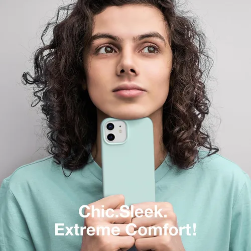 Miniatura 488 de GONEZ Funda de silicona para iPhone 15 Pro Max, compatible con Magsafe, protector de cámara + protector de pantalla, forro de microfibra suave