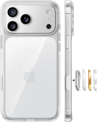Miniatura 30 de TORRAS - Funda a prueba de golpes para iPhone SE 2022/iPhone SE 2020/iPhone 7, certificado de caída militar, parte trasera dura, semitransparente