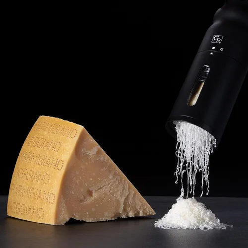 Miniatura 7 de Rallador de queso de lluvia, rallador de queso eléctrico resistente para cocina con opciones de rejilla fina, gruesa y afeitada, apto
