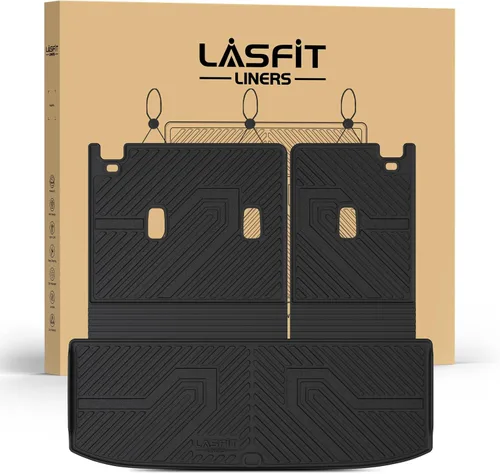 Miniatura 18 de LASFIT Alfombrillas de carga para Kia K4 2025, TPE para todo tipo de clima, ajuste personalizado, tapetes de maletero de automóvil, forros de carga