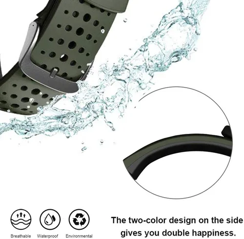Miniatura 7 de Abanen Correas de reloj de silicona de ajuste rápido de 0.866 in para Garmin Instinct 3 de 1.772 in, Fenix 8 de 1.850 in, Fenix 7/6/5, correa