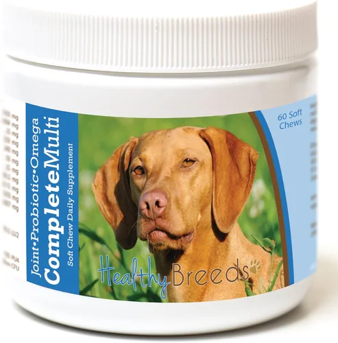 Miniatura 201 de Healthy Breeds Pug todo en uno multivitamínico suave masticable 60