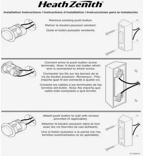 Miniatura 4 de Kit de timbre inalámbrico blanco