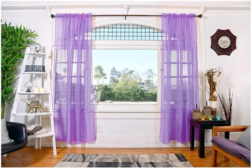 Miniatura 34 de All American Collection - cortinas Doli transparentes, 2 unidades Blanco