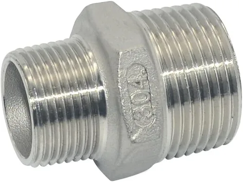 Miniatura 3 de 1 "x 3/4" macho hexagonal pezón reductor roscado conector tubería/adaptador, acero inoxidable 304 NPT