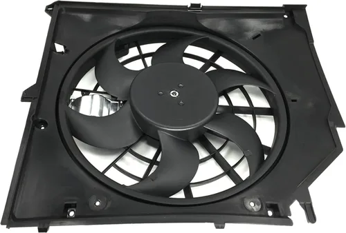 PartsFlow Conjunto de ventilador de enfriamiento del radiador para BMW E46 325i 328i 330i 17117561757